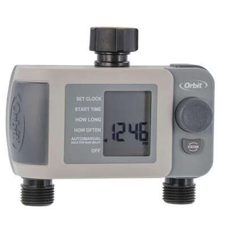 Oraline Orbit Irrigation 58910 Programmable 2 Sprinkler Timer 7162050